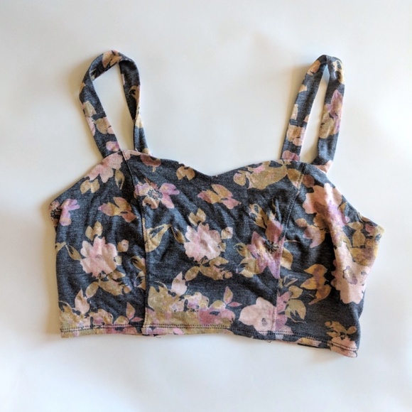 Floral Crop Top - Picture 1 of 2